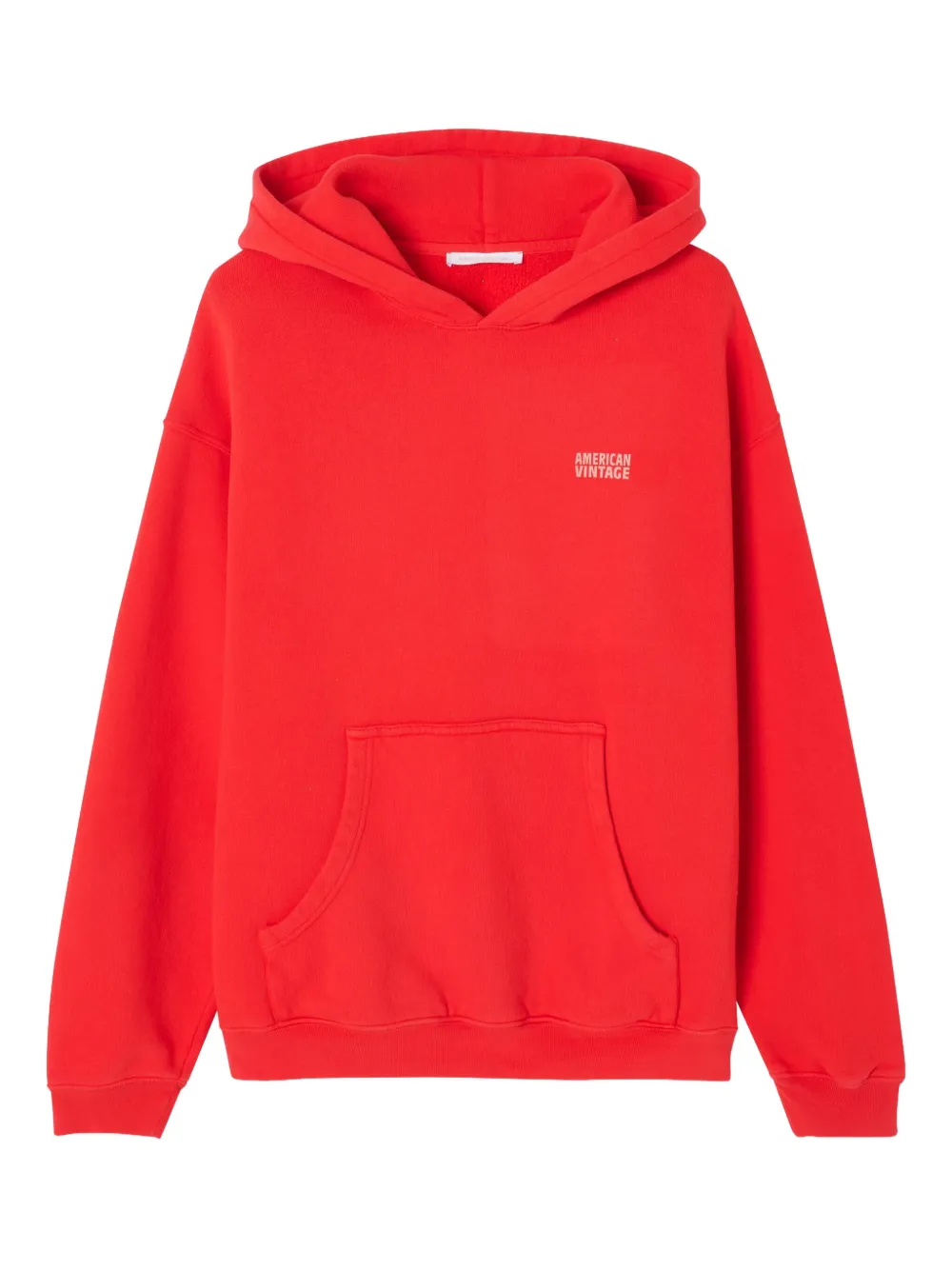 American Vintage kangaroo pocket izubird hoodie - Rosso