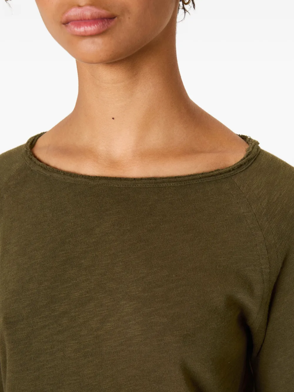 American Vintage Sonoma Raglan Sleeve T-shirt In Green