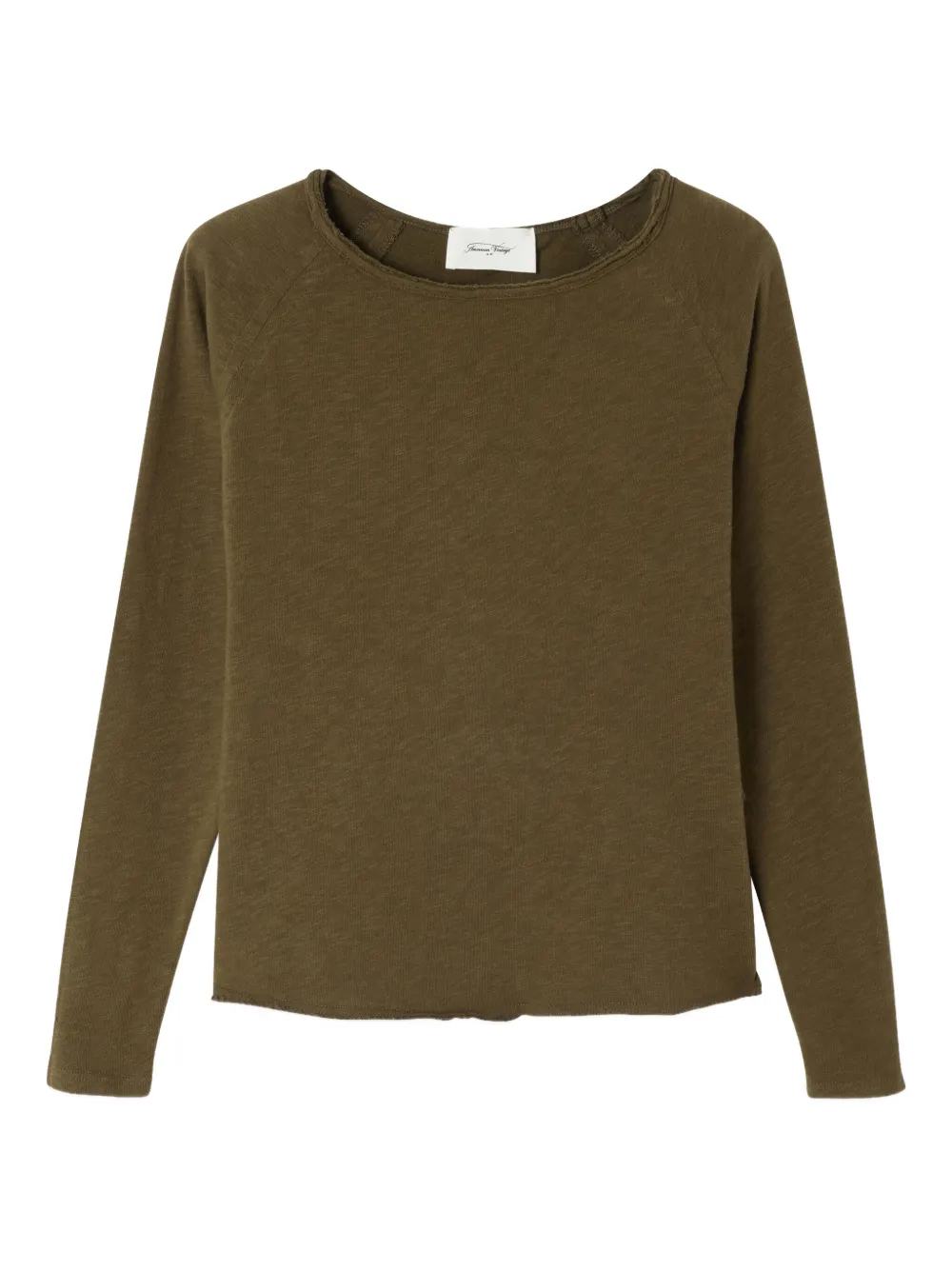 American Vintage Sonoma Raglan Sleeve T-shirt In Green