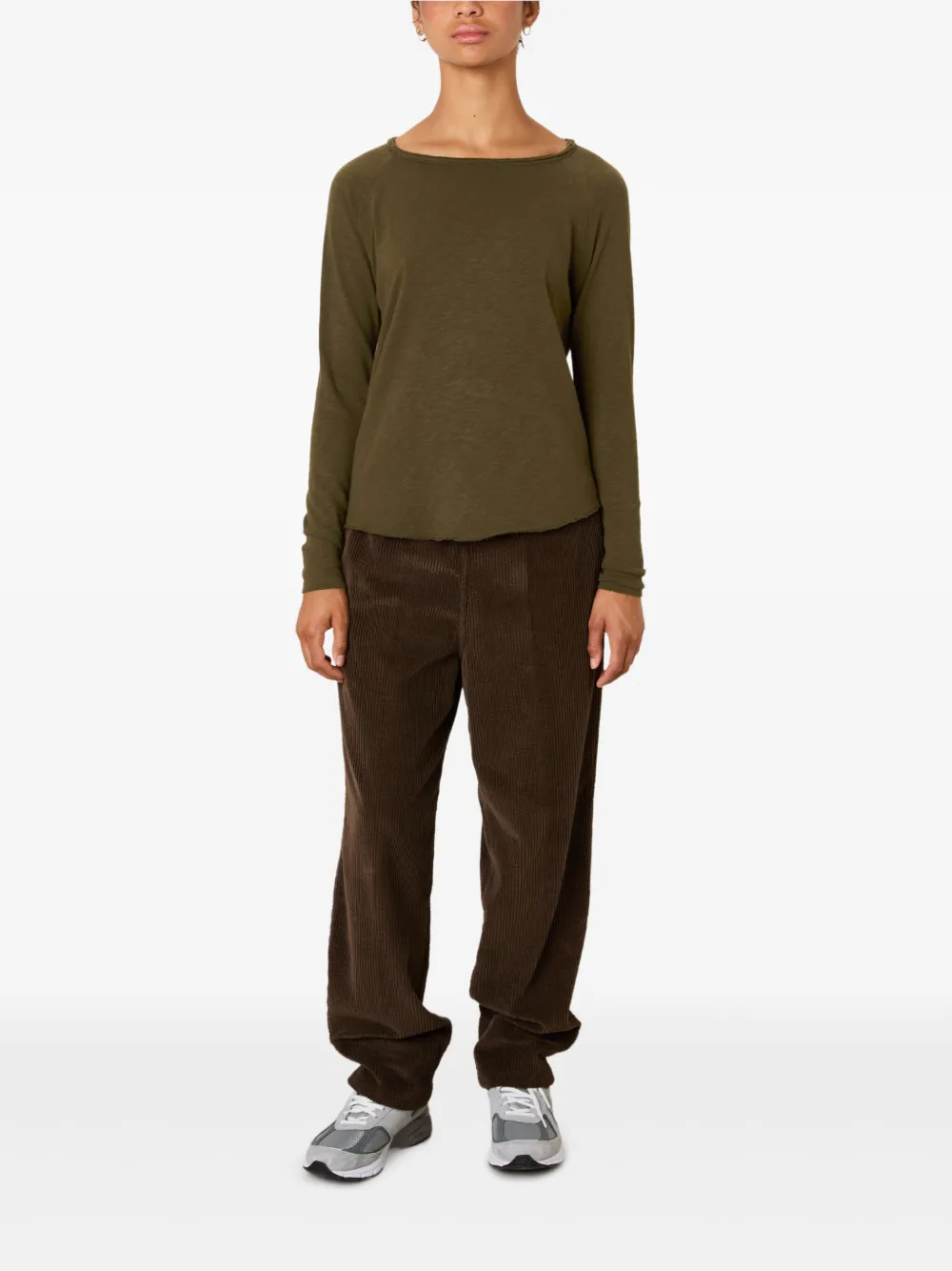 American Vintage Sonoma Raglan Sleeve T-shirt In Green