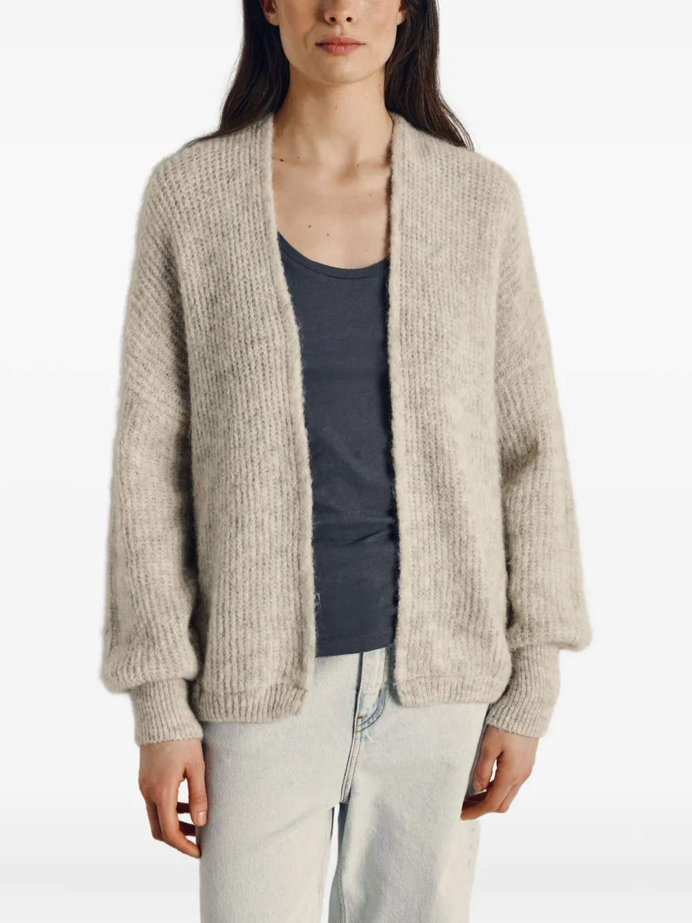 American Vintage Long-sleeve Cardigan In Neutral