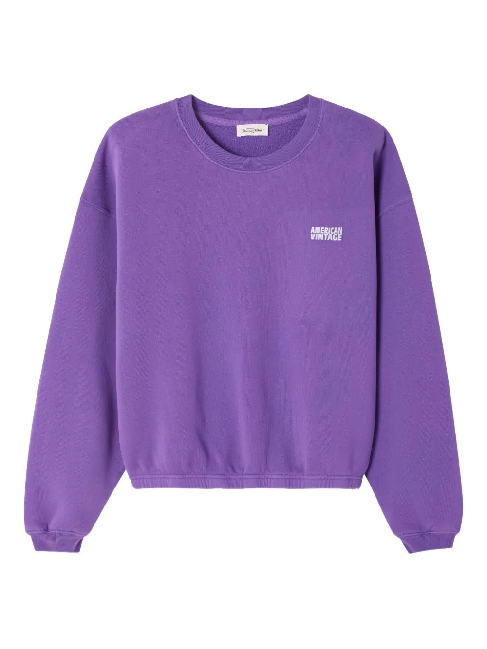 American Vintage Round-neck Izubird Sweatshirt In Purple