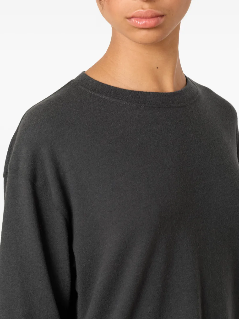 American Vintage Ypawood Long-sleeve T-shirt In Gray