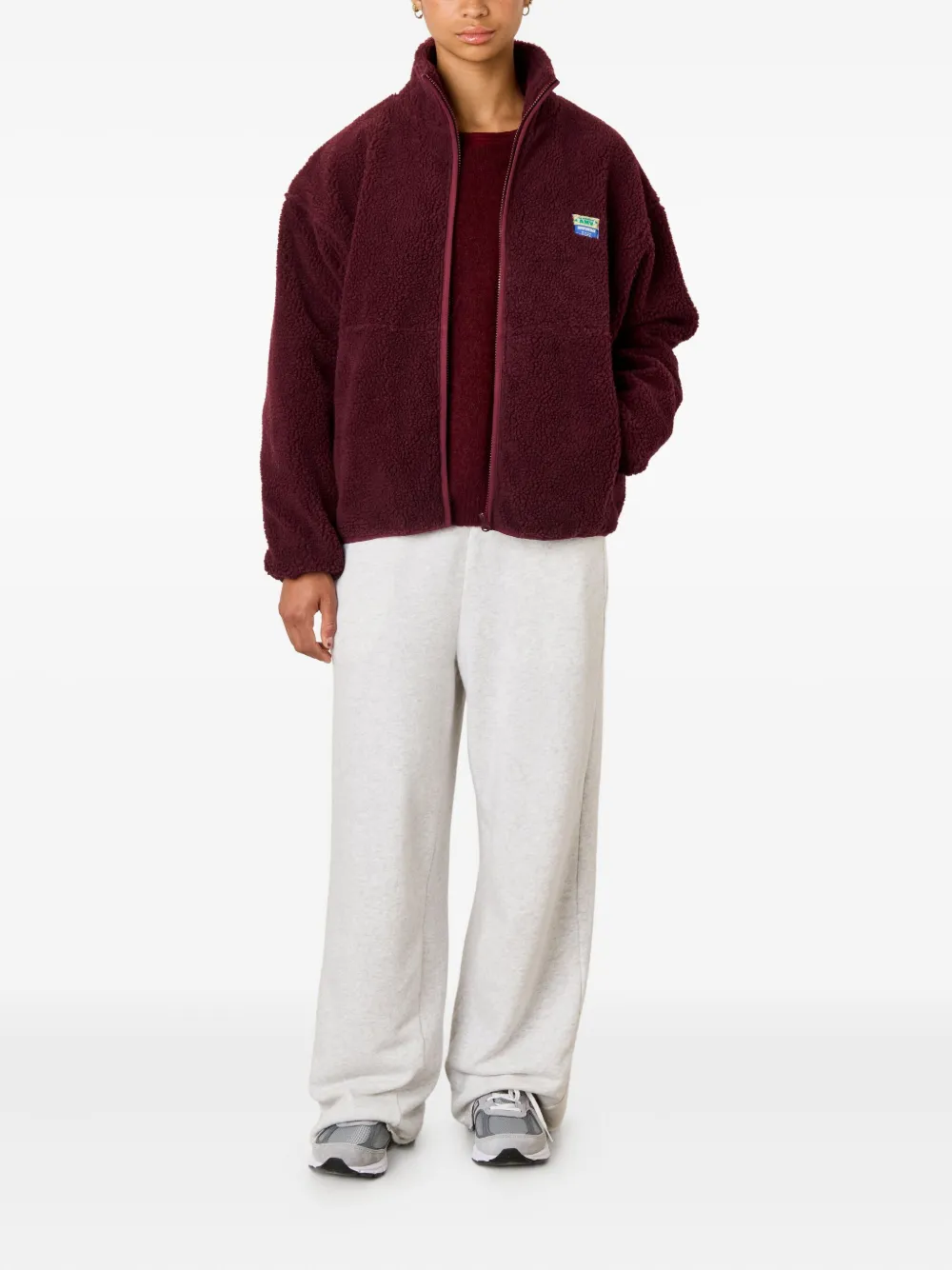 American Vintage Hoktown Jacket In Burgundy