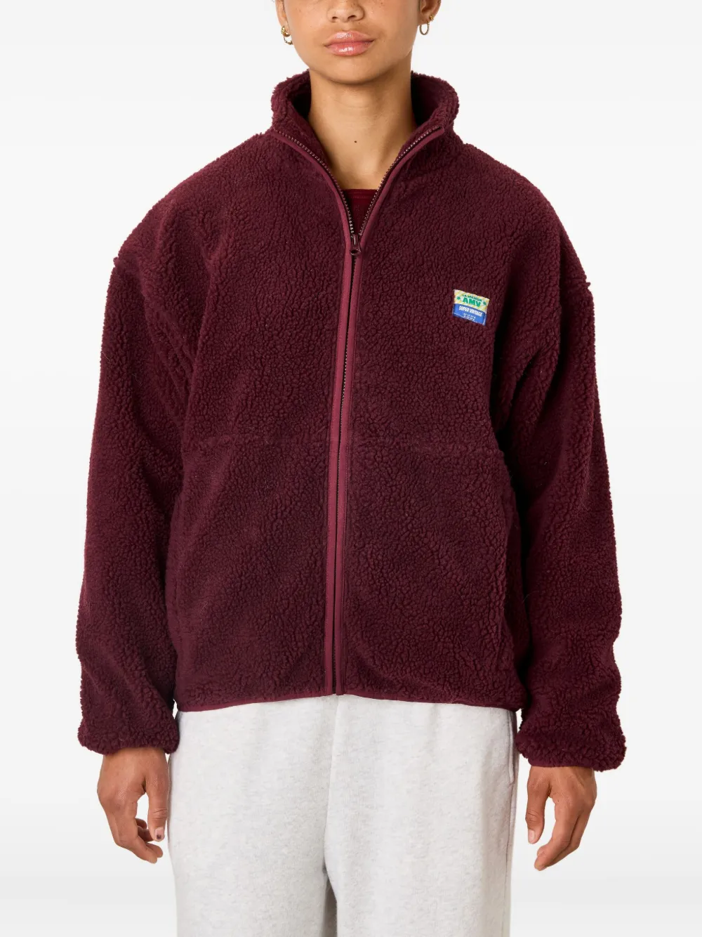 American Vintage Hoktown Jacket In Burgundy