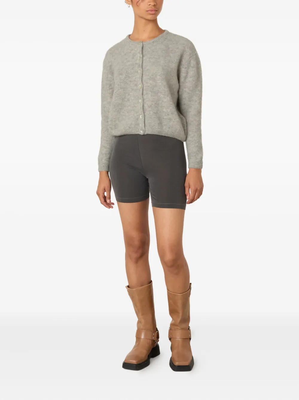 American Vintage Vitow vest met ronde hals Grijs