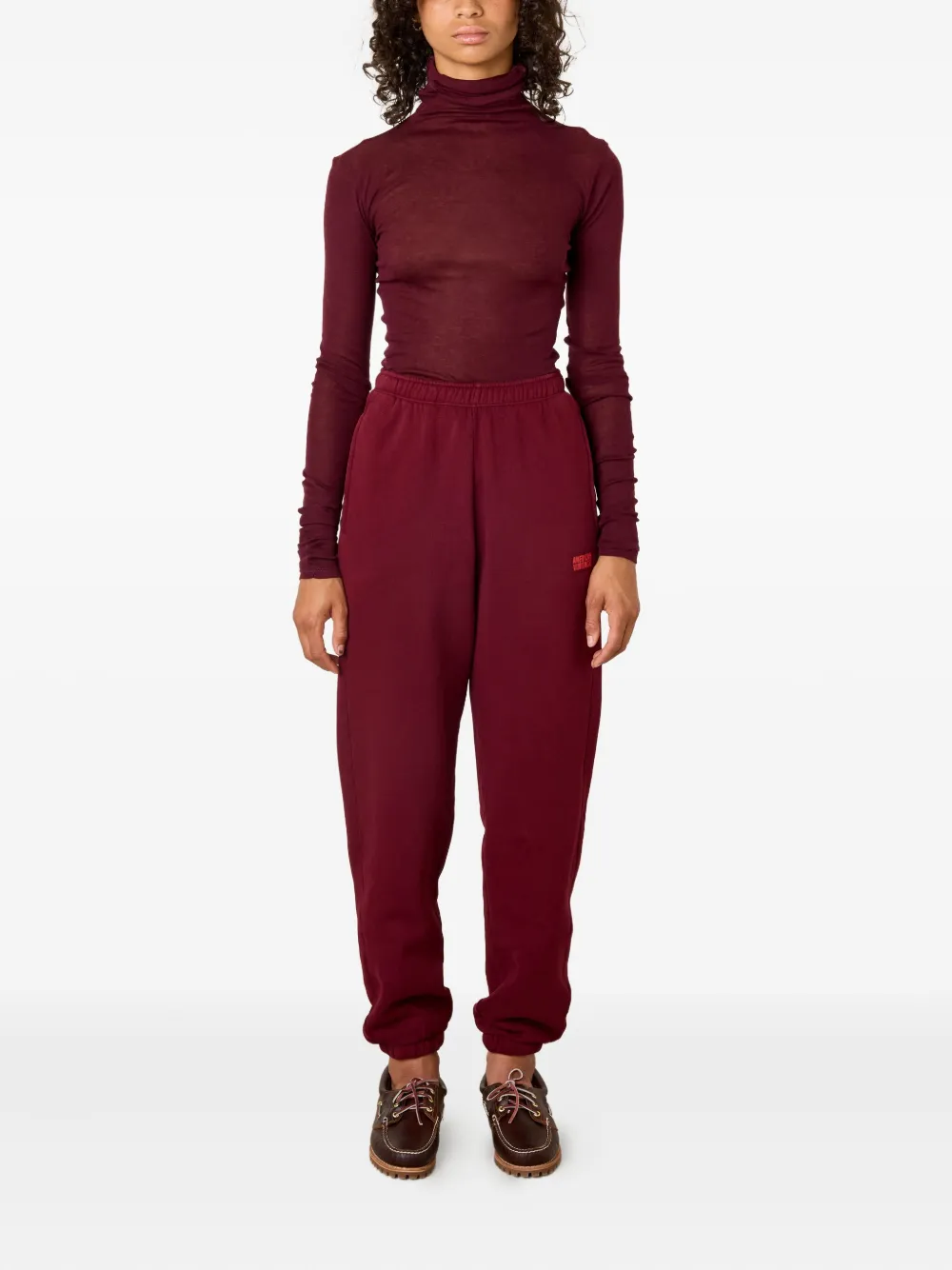 American Vintage Izubird elastische trainingsbroek - Rood