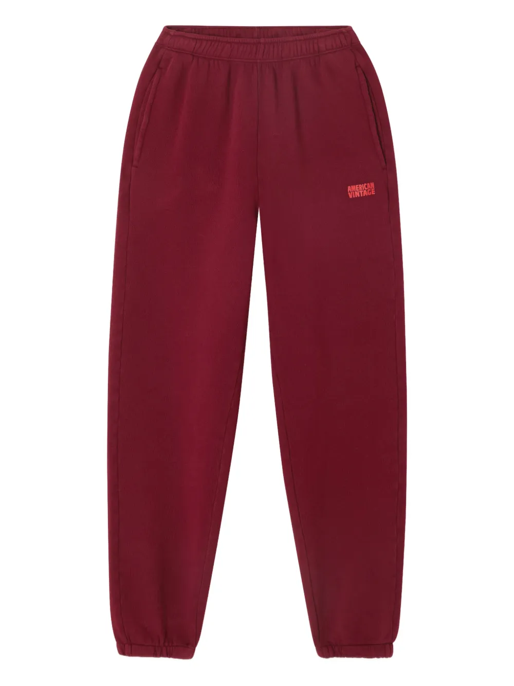 American Vintage Izubird Jogginghose mit elastischem Bund - Rot
