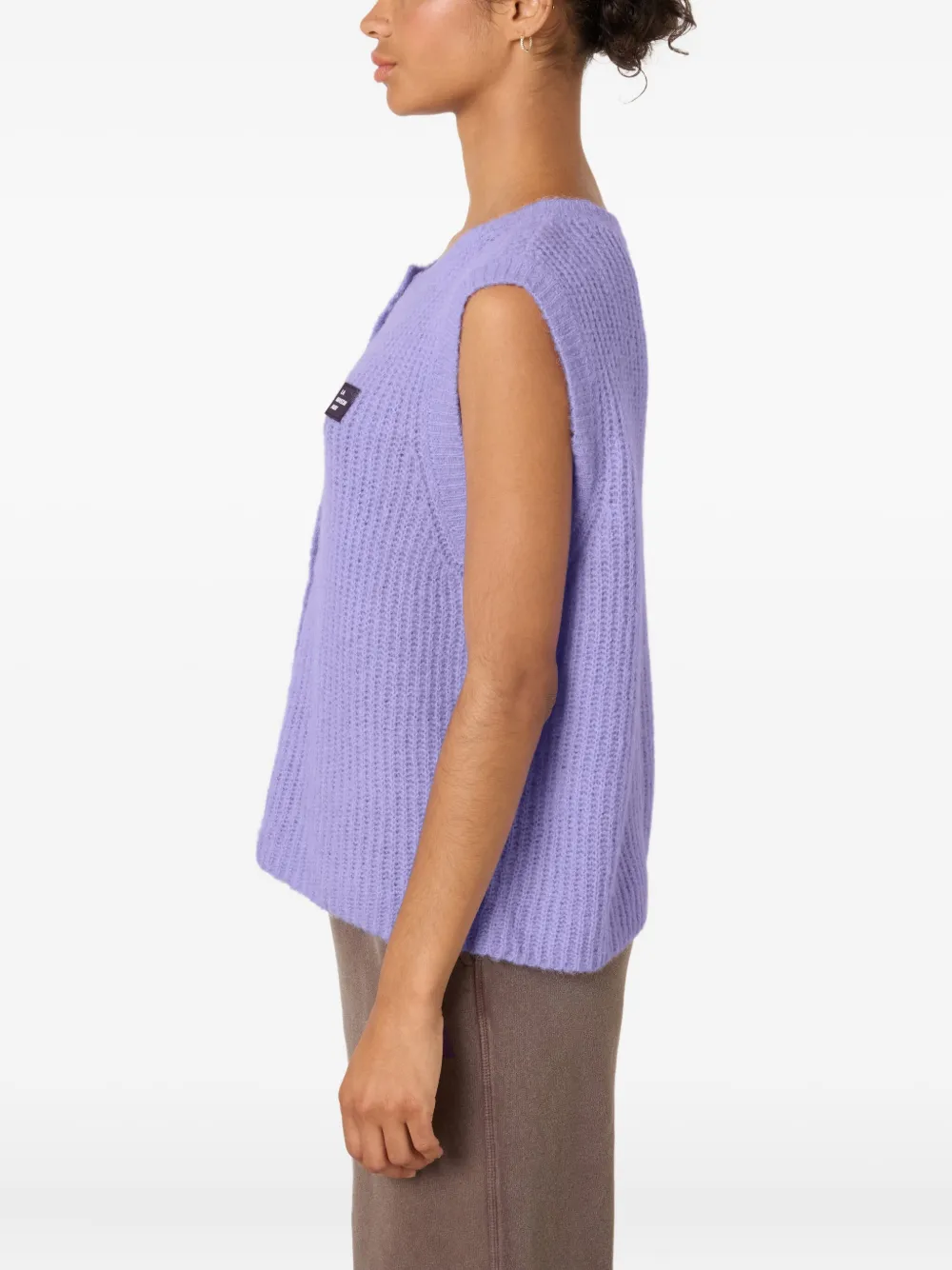 American Vintage East Cardigan In Purple