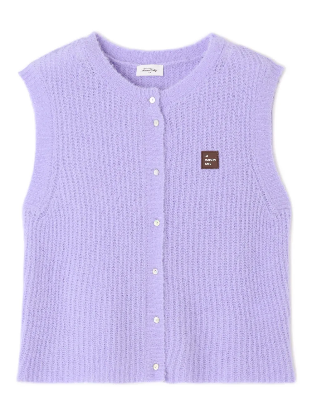 American Vintage East Cardigan In Purple
