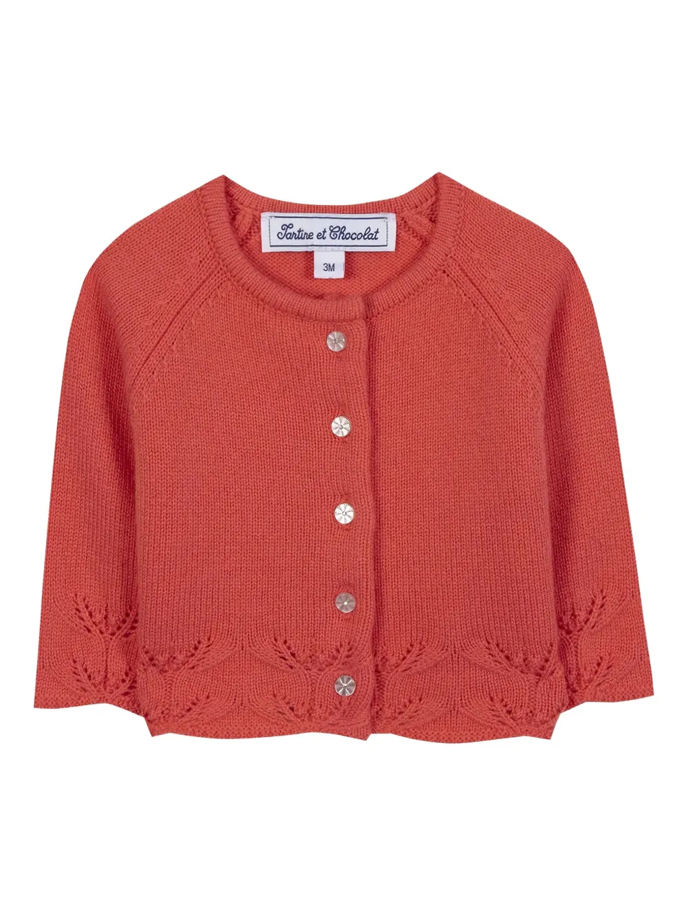 Tartine Et Chocolat praline-knit cardigan | Red | Image 1