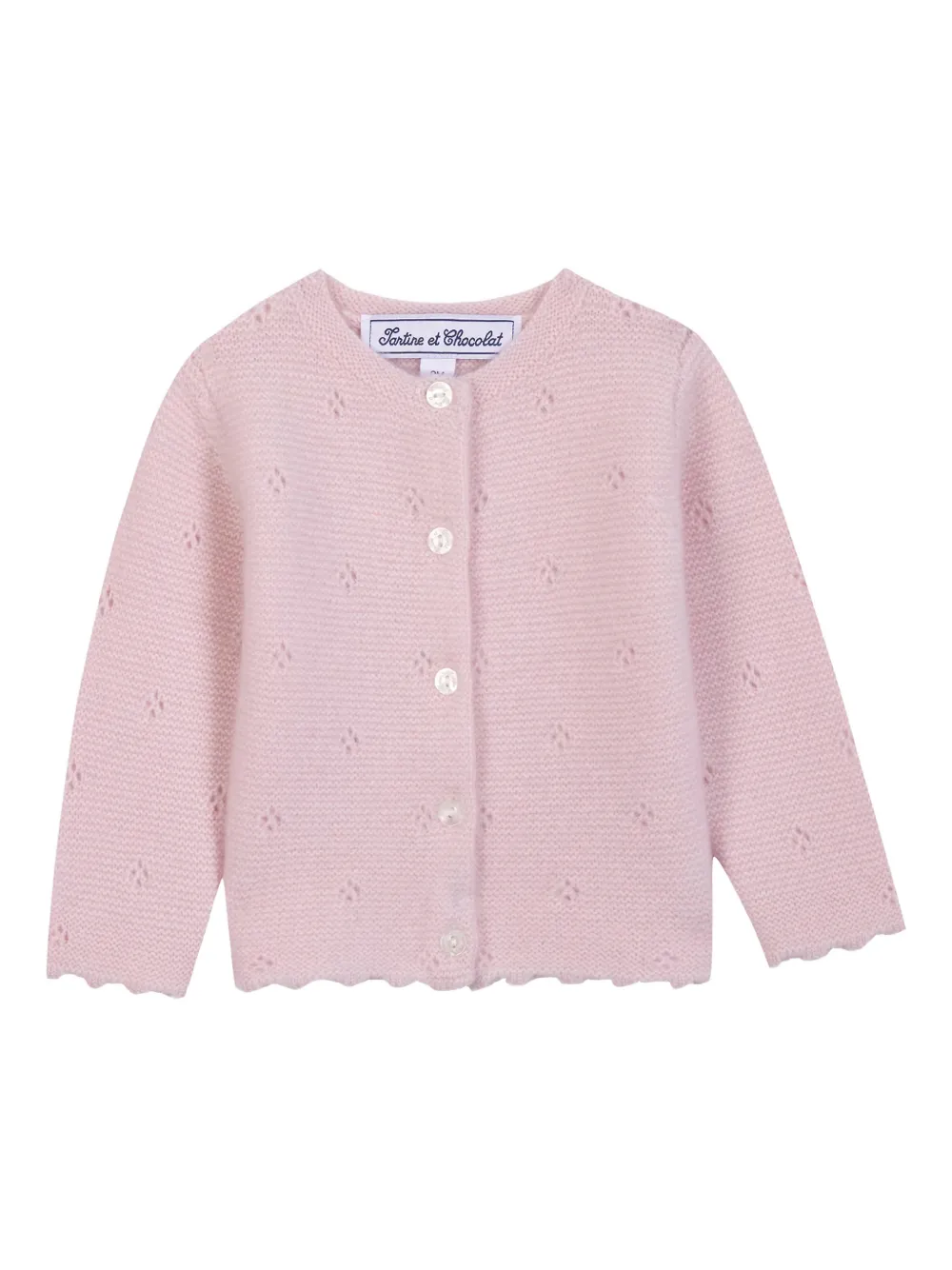 Tartine Et Chocolat cashmere cardigan - Rosa