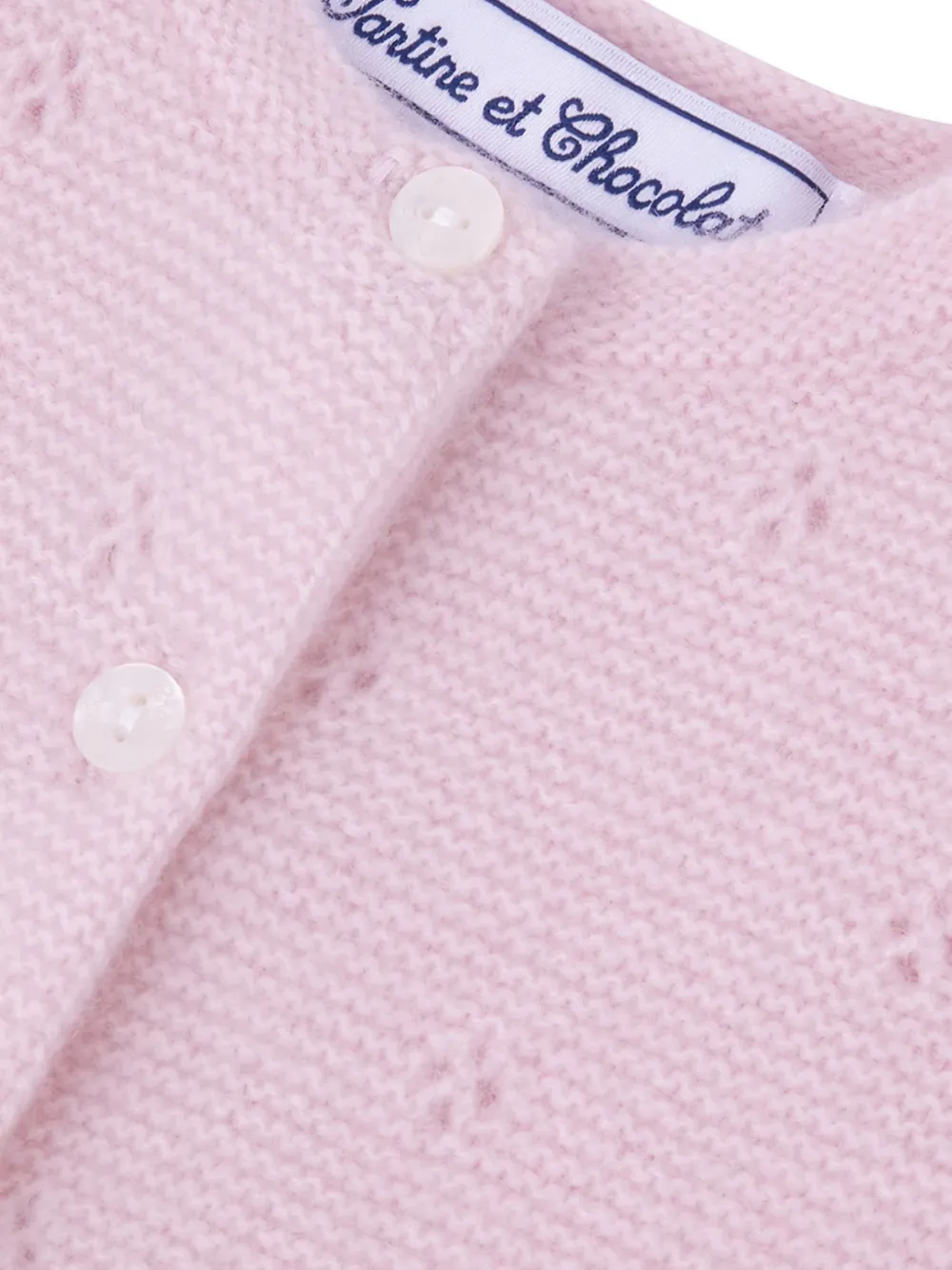 Tartine Et Chocolat Kasjmier vest Roze