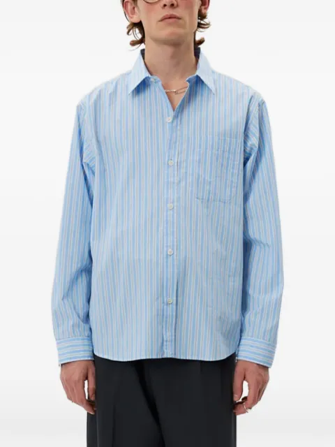 mfpen striped-pattern shirt