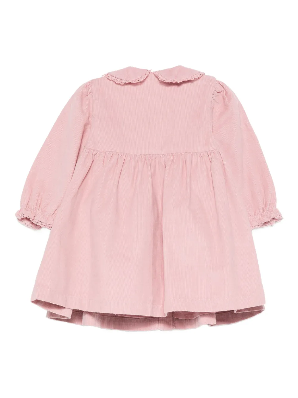 Tartine Et Chocolat Jurk met geborduurde kraag - Roze