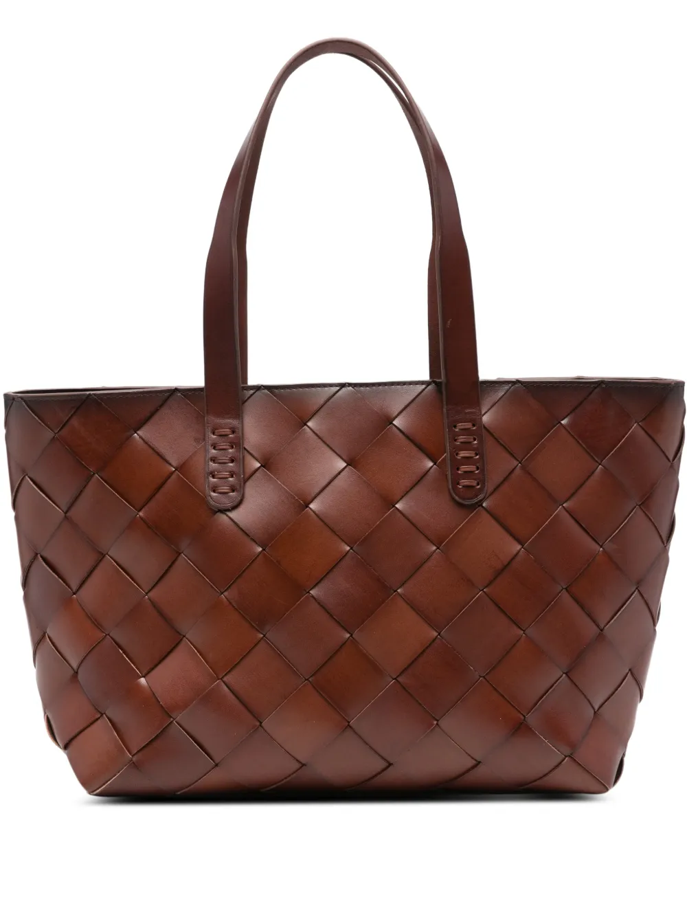 Dragon Diffusion Woven-design Tote Bag In Brown