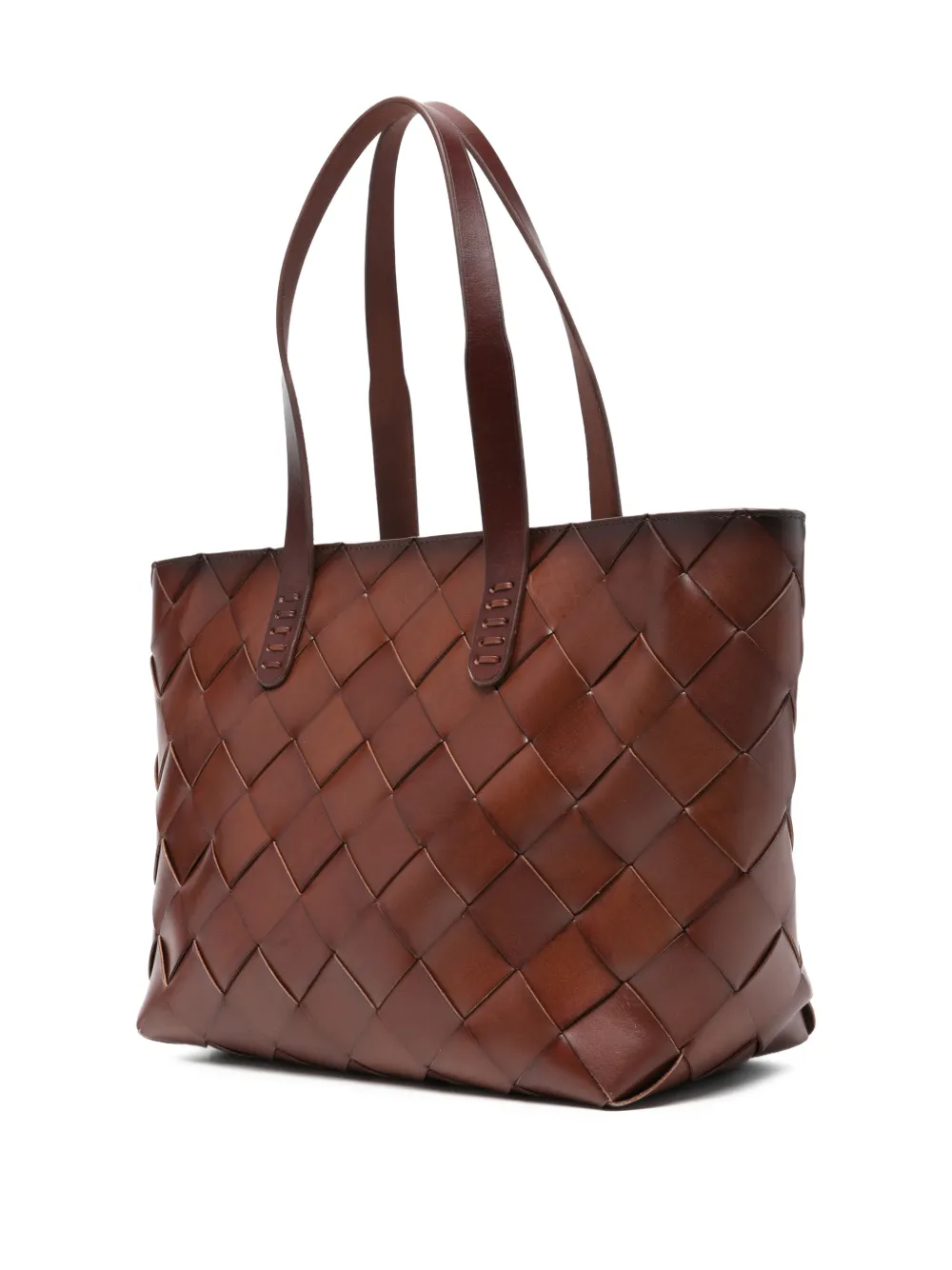 Dragon Diffusion Woven-design Tote Bag In Brown