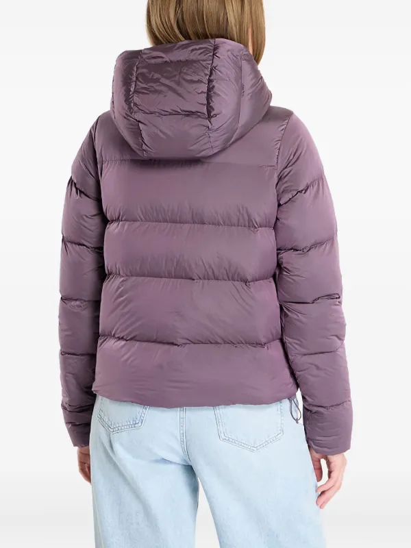 Columbia Amaze Puff Hooded Puffer Jacket | Purple | FARFETCH