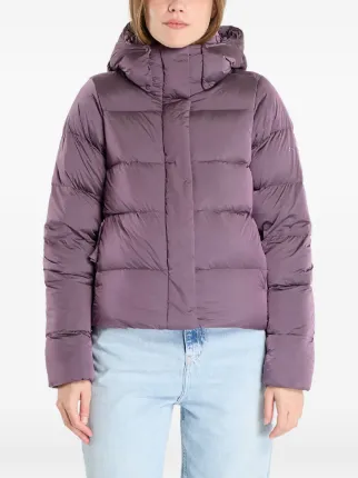 Columbia Amaze Puff Hooded Puffer Jacket | Purple | FARFETCH