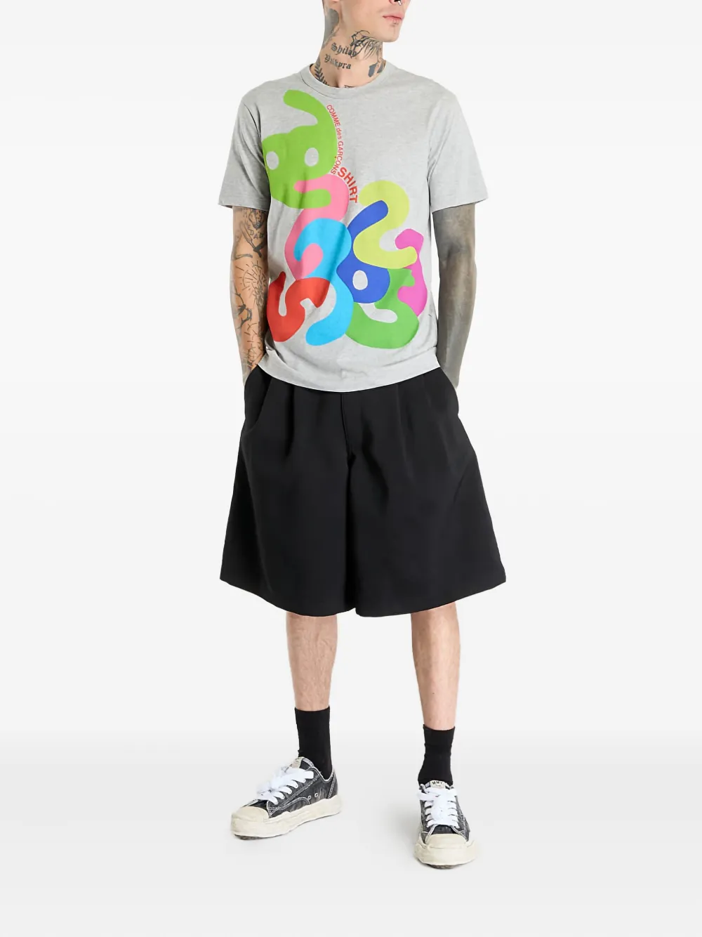 Comme Des Garçons Shirt graphic-print T-shirt - Grijs