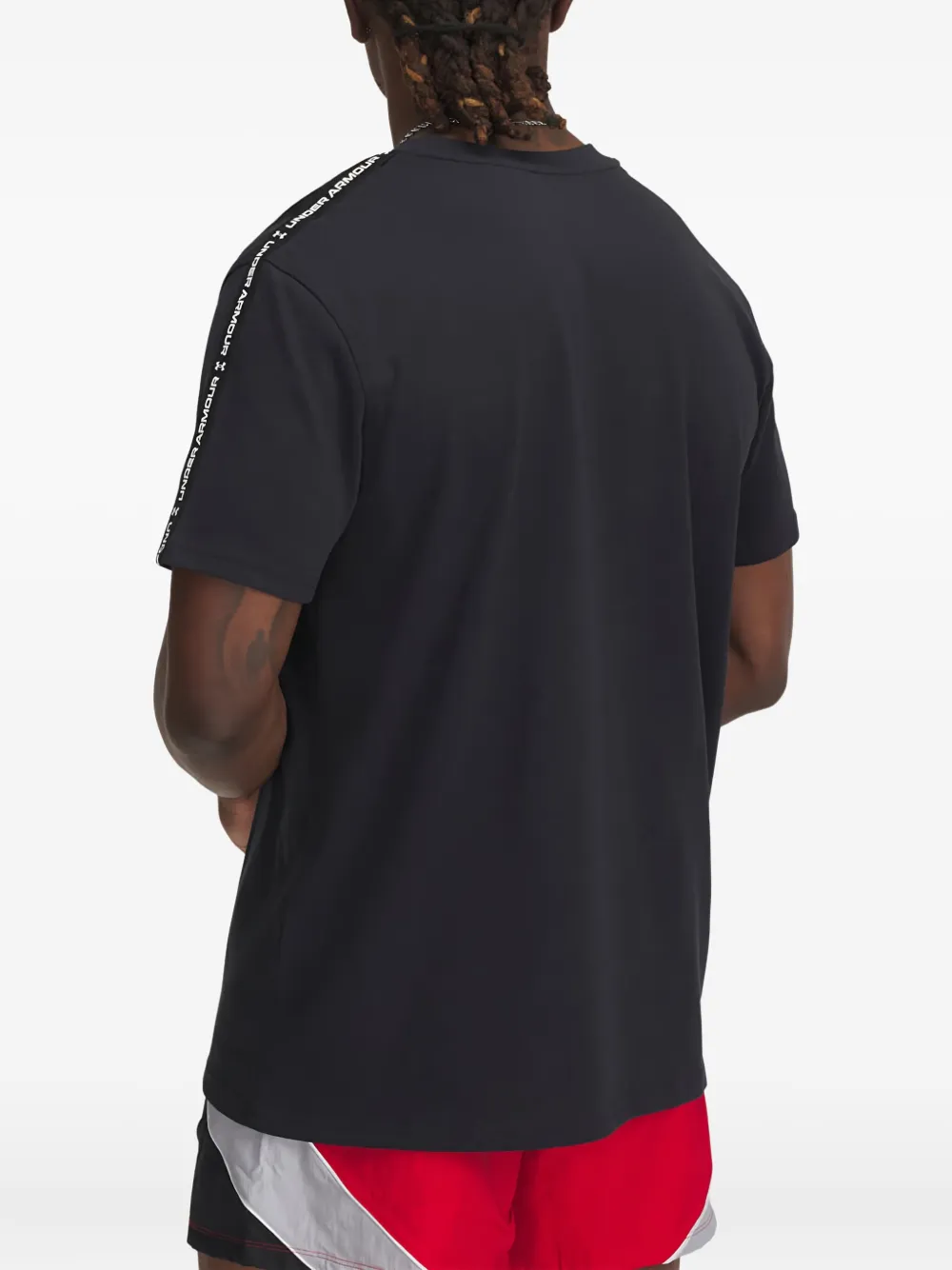 Under Armour Icon T-shirt met band Zwart