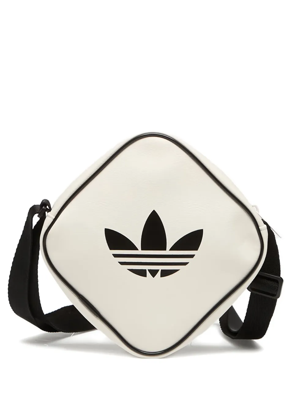 Adidas Originals Diamond-shape Logo-print Shoulder Bag In White
