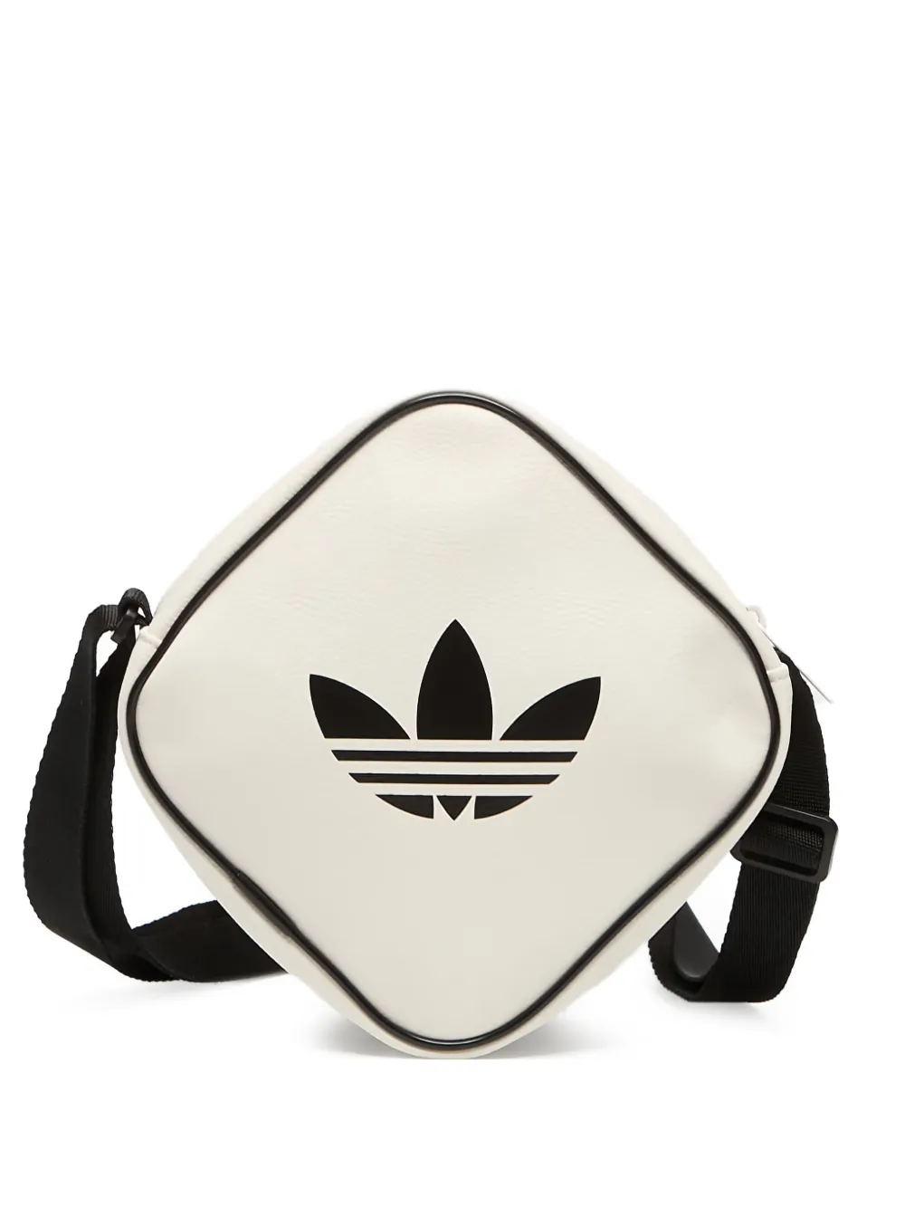 adidas Schultertasche in Rautenform mit Logo-Print | Weiß | Image 1