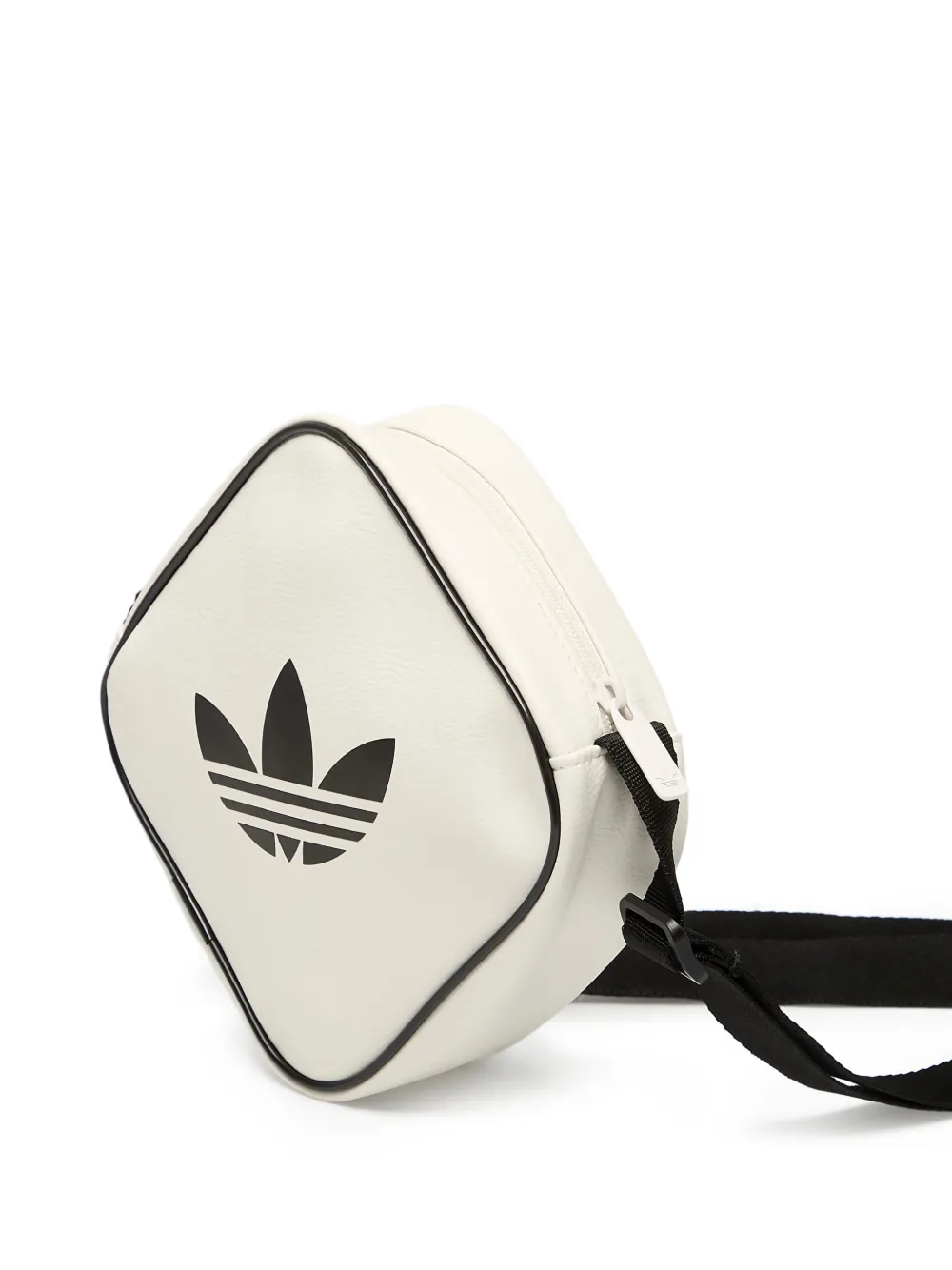 adidas Diamantvormige schoudertas met logoprint Wit