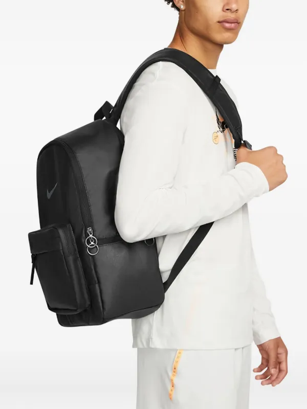 mens nike heritage backpack Unisex (25L), Black/Black/White, MISC Its spacious main compartment has room for a 15 laptop to take with you anywhere Nike Heritage Winterized Pocket Backpack