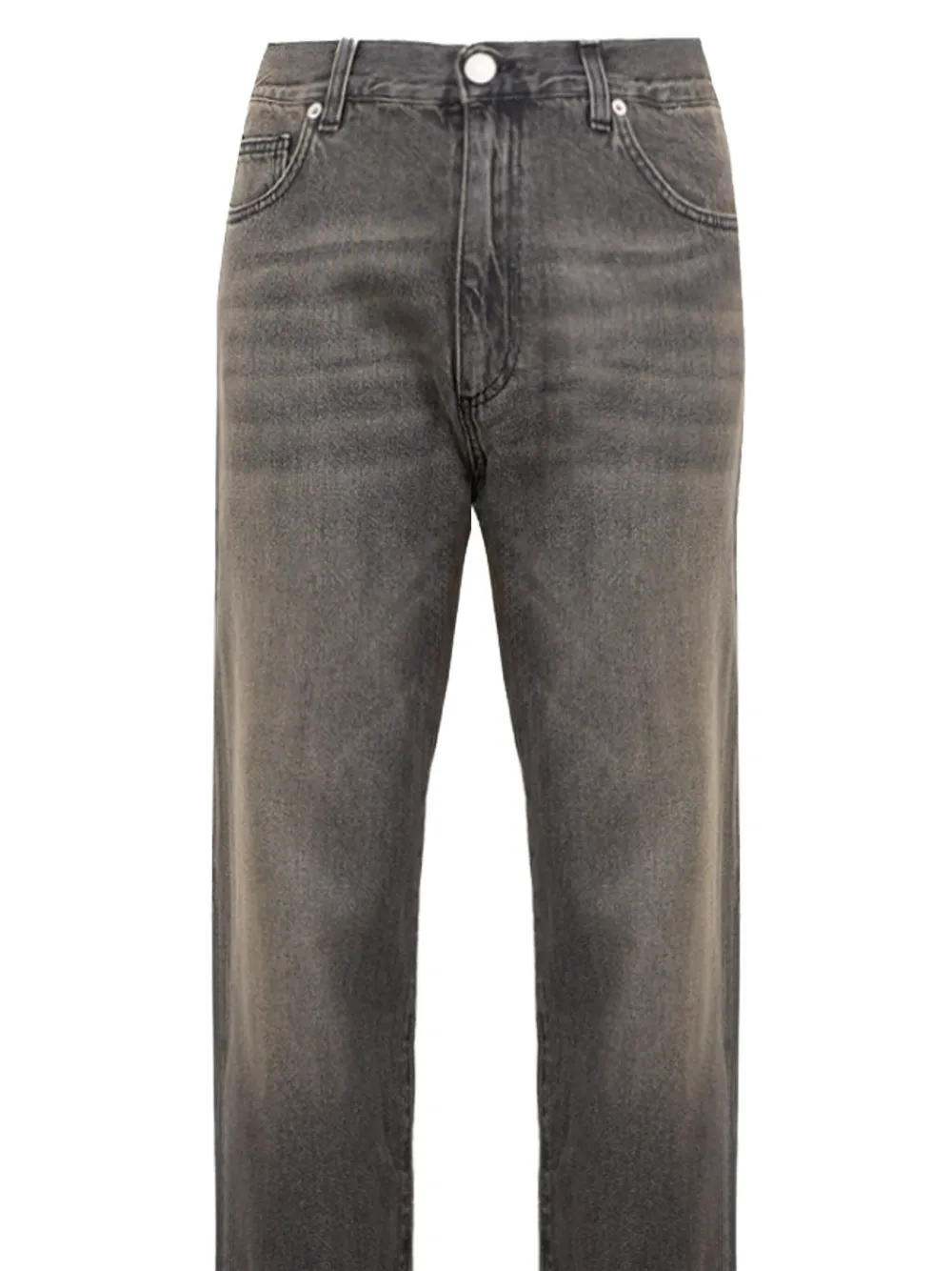 Family First Gerafelde denim broek Grijs