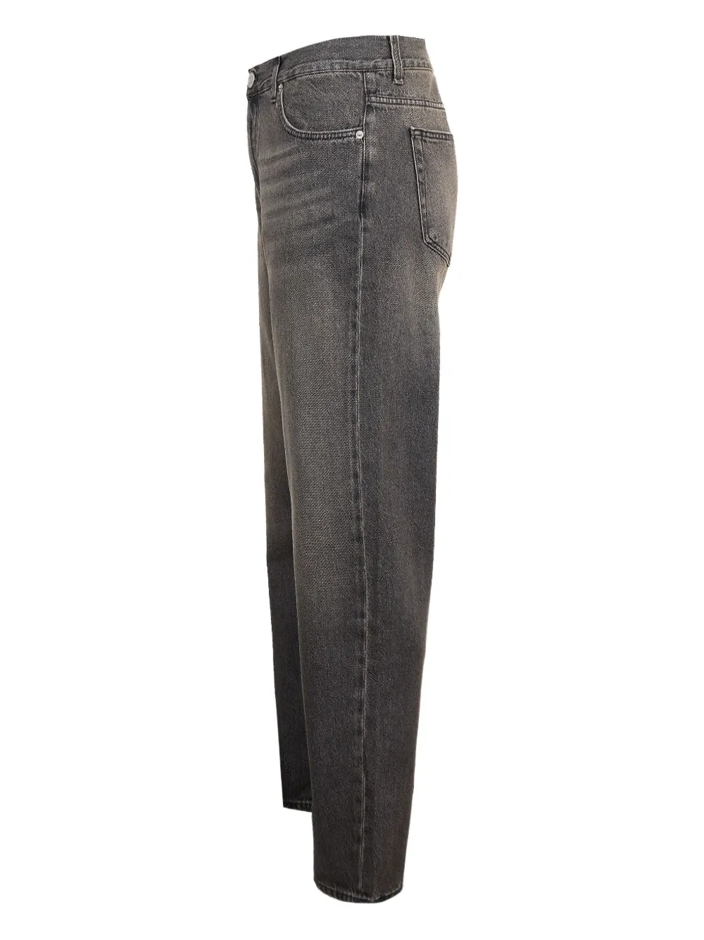 Family First Gerafelde denim broek Grijs