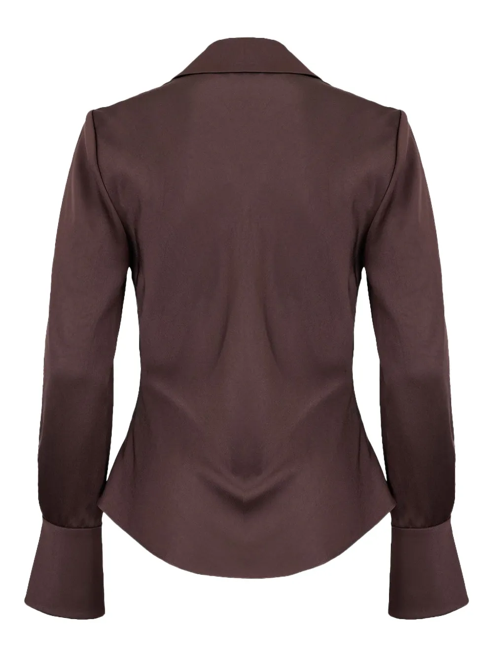 Simkhai Symone satijnen top - Bruin