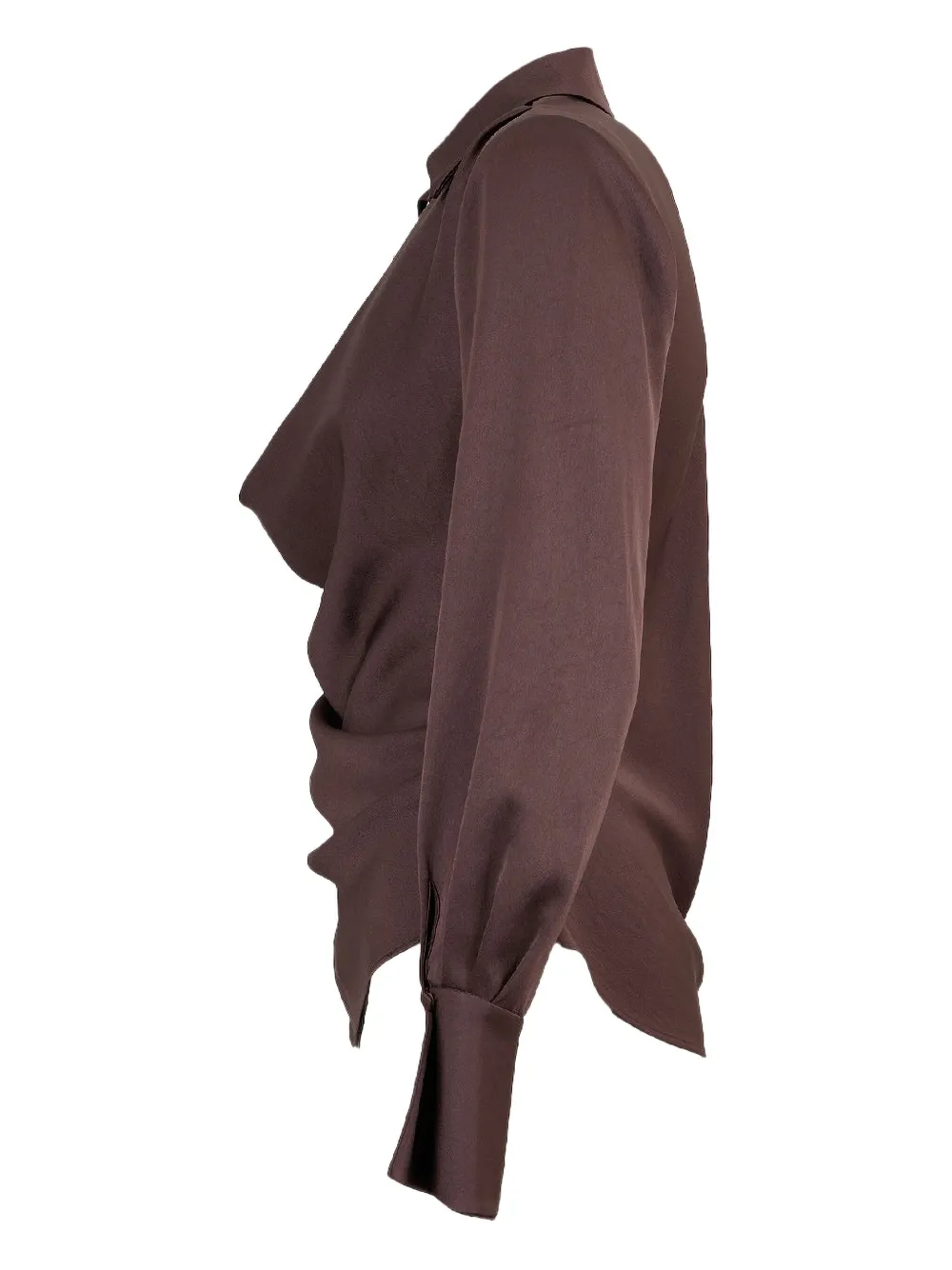 Simkhai Symone Satin Top In Brown