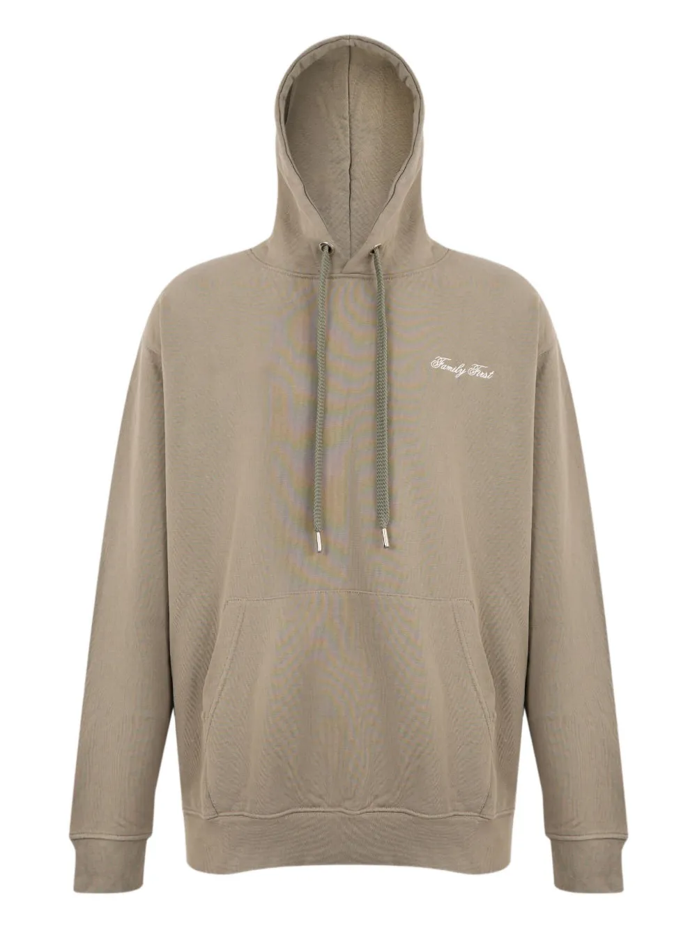 Family First embroidered hoodie | Green | Image 1