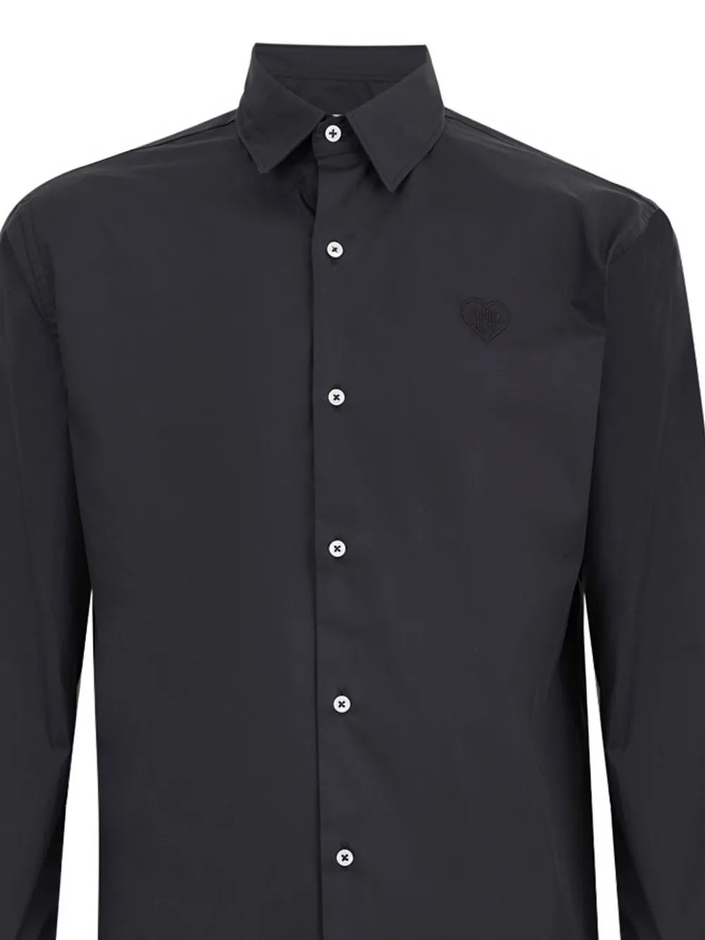 Family First Overhemd met borduurwerk Zwart