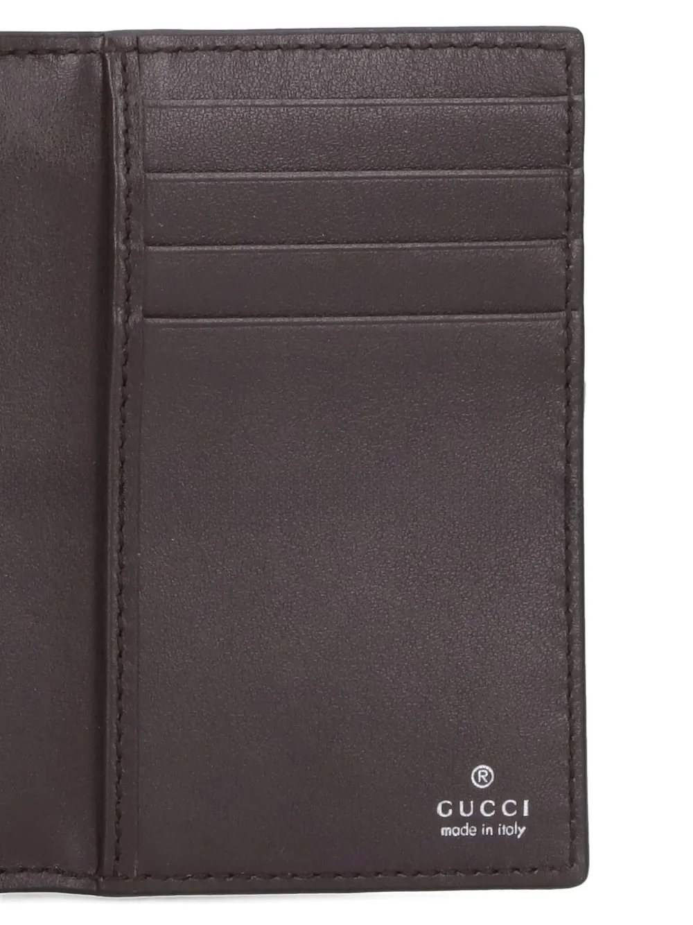 Gucci Horsebit pasjeshouder Bruin