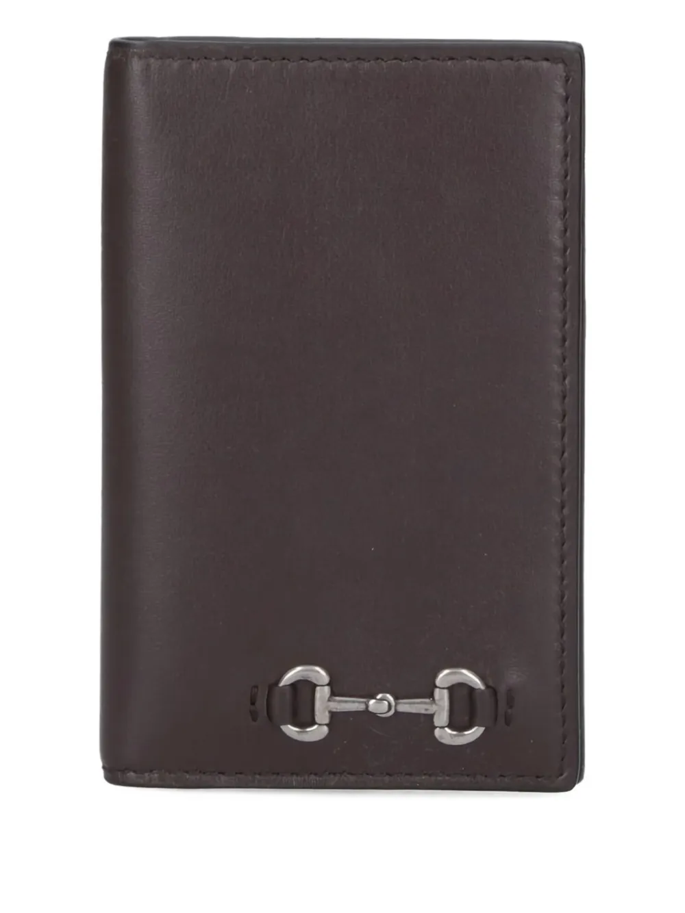 Gucci ホースビット カードケース - ブラウン