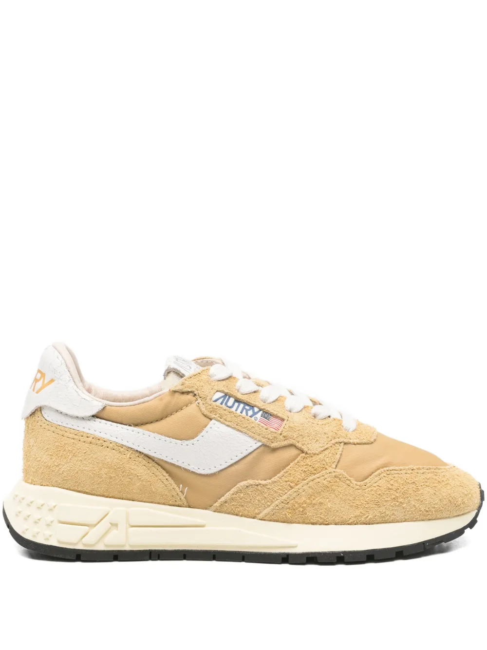 Autry Reelwind Sneakers mit Wildleder-Einsätzen - Gelb