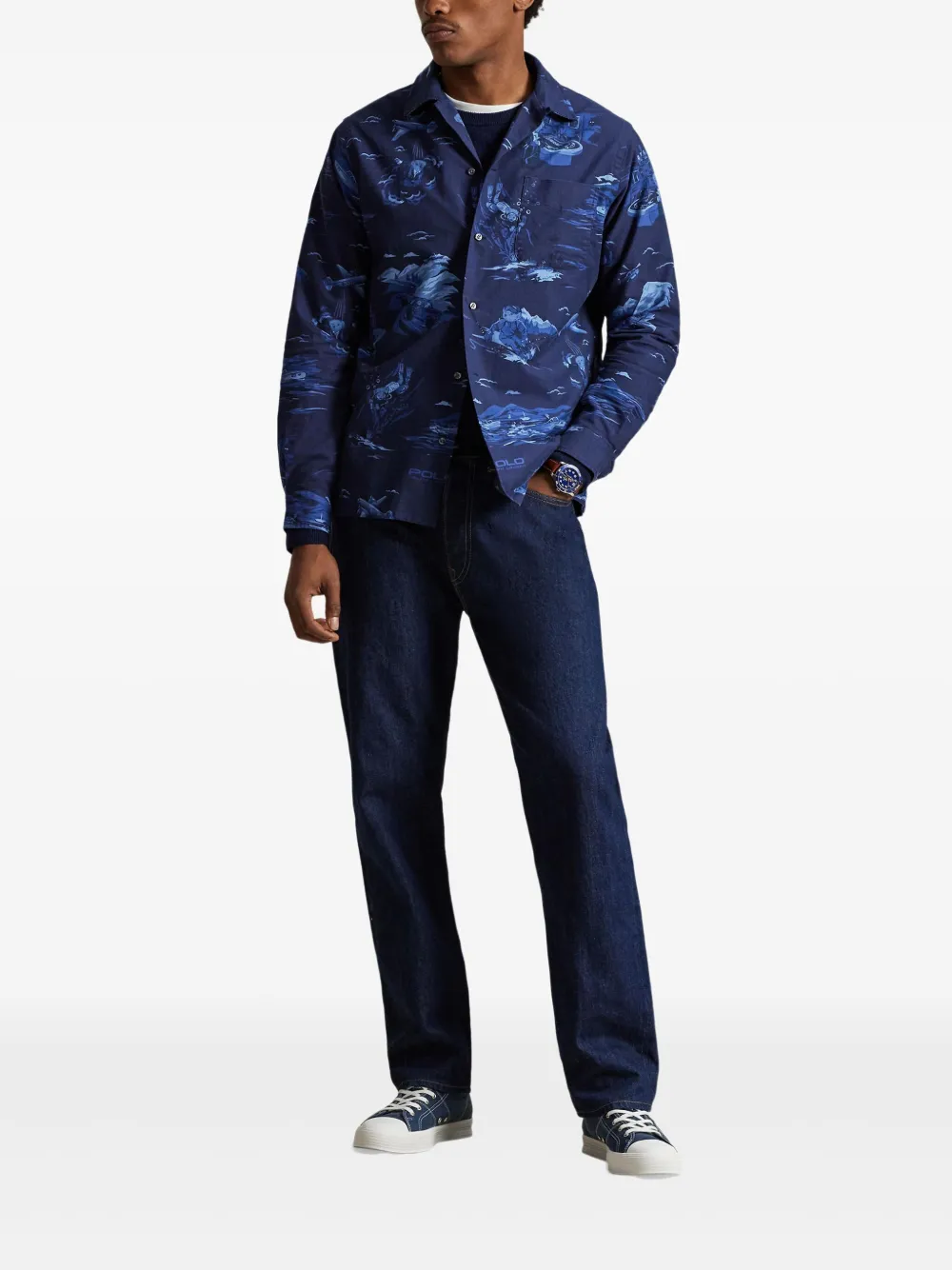 Polo Ralph Lauren Spy overhemd met print Blauw