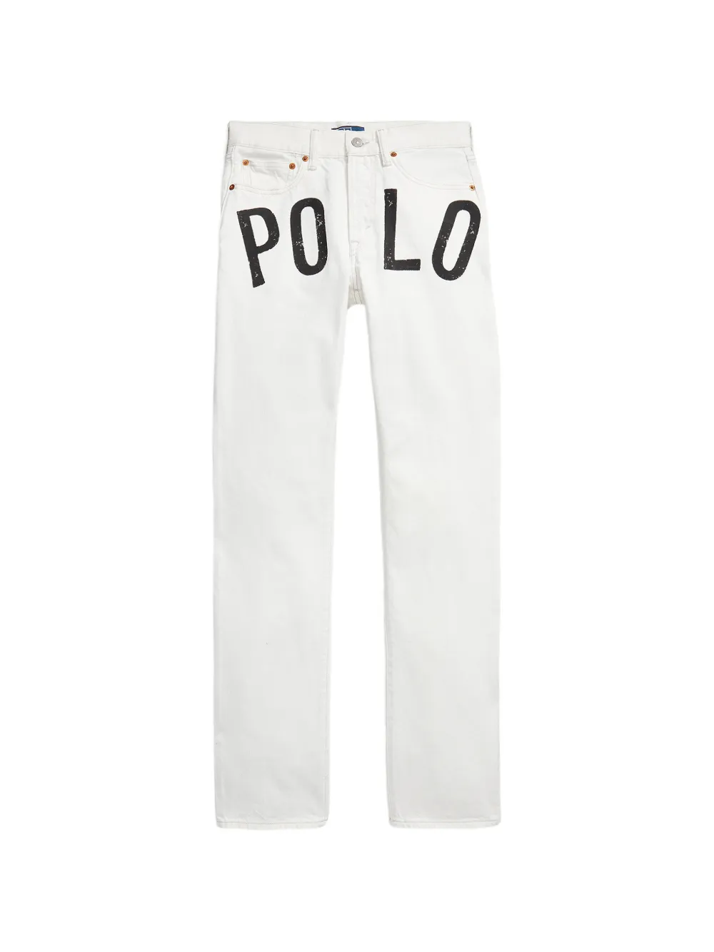 Polo Ralph Lauren straight print trousers - Bianco