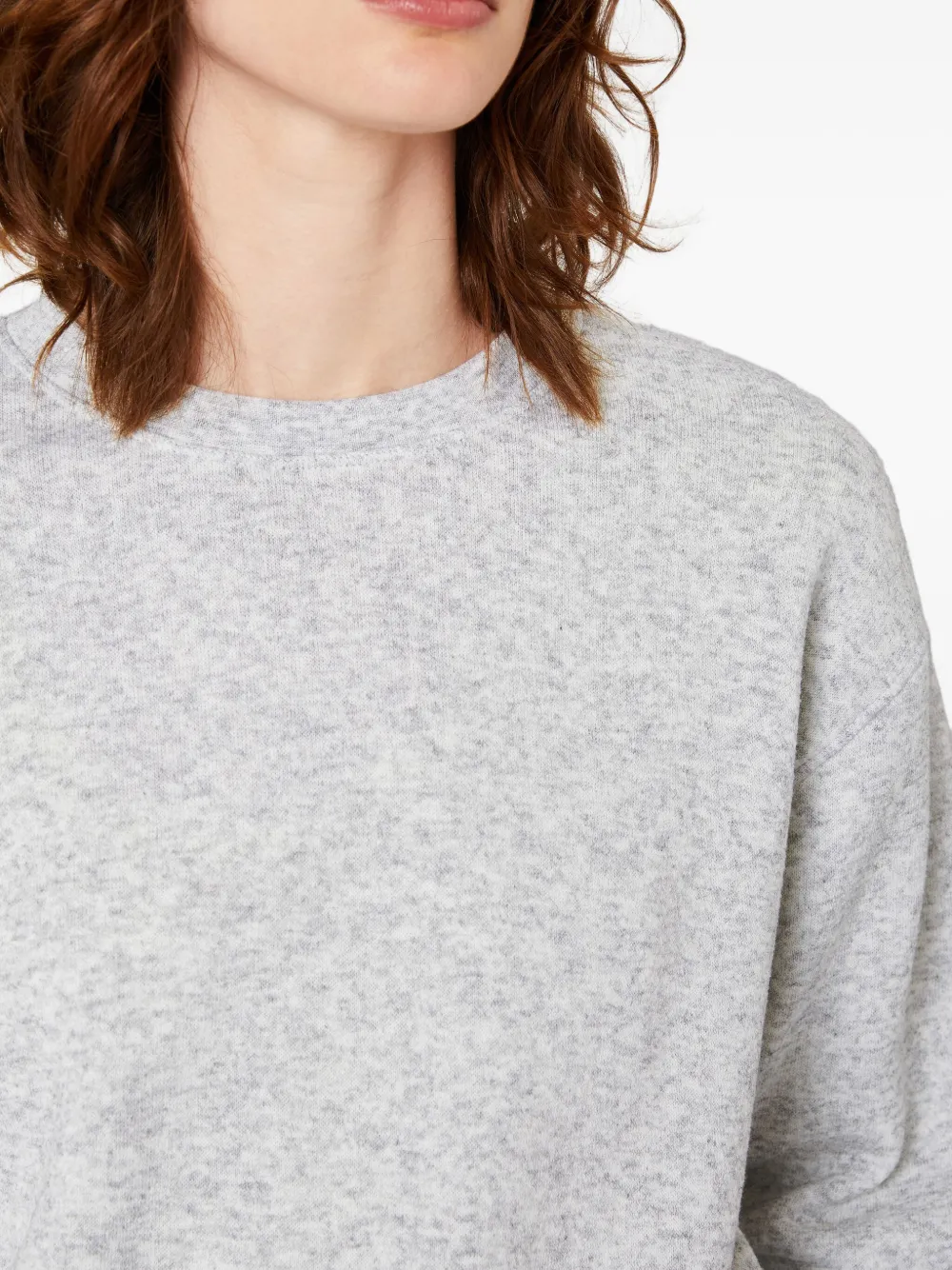 American Vintage Evona sweater met verlaagde schouders Grijs