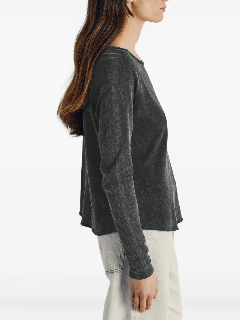 American Vintage Sonoma Raglan Sleeve T-shirt In Gray