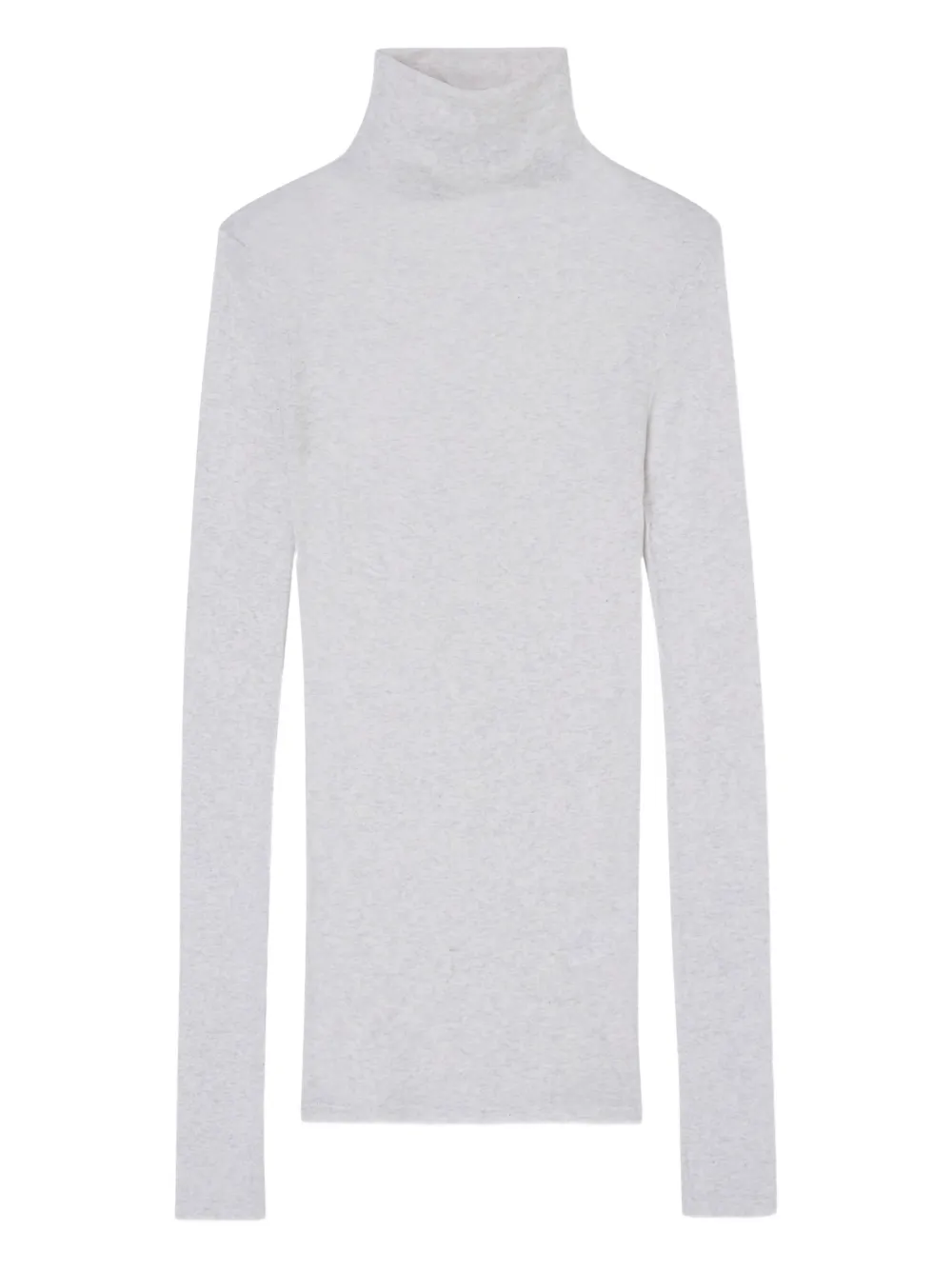 American Vintage Massachusetts Mock-neck T-shirt In White