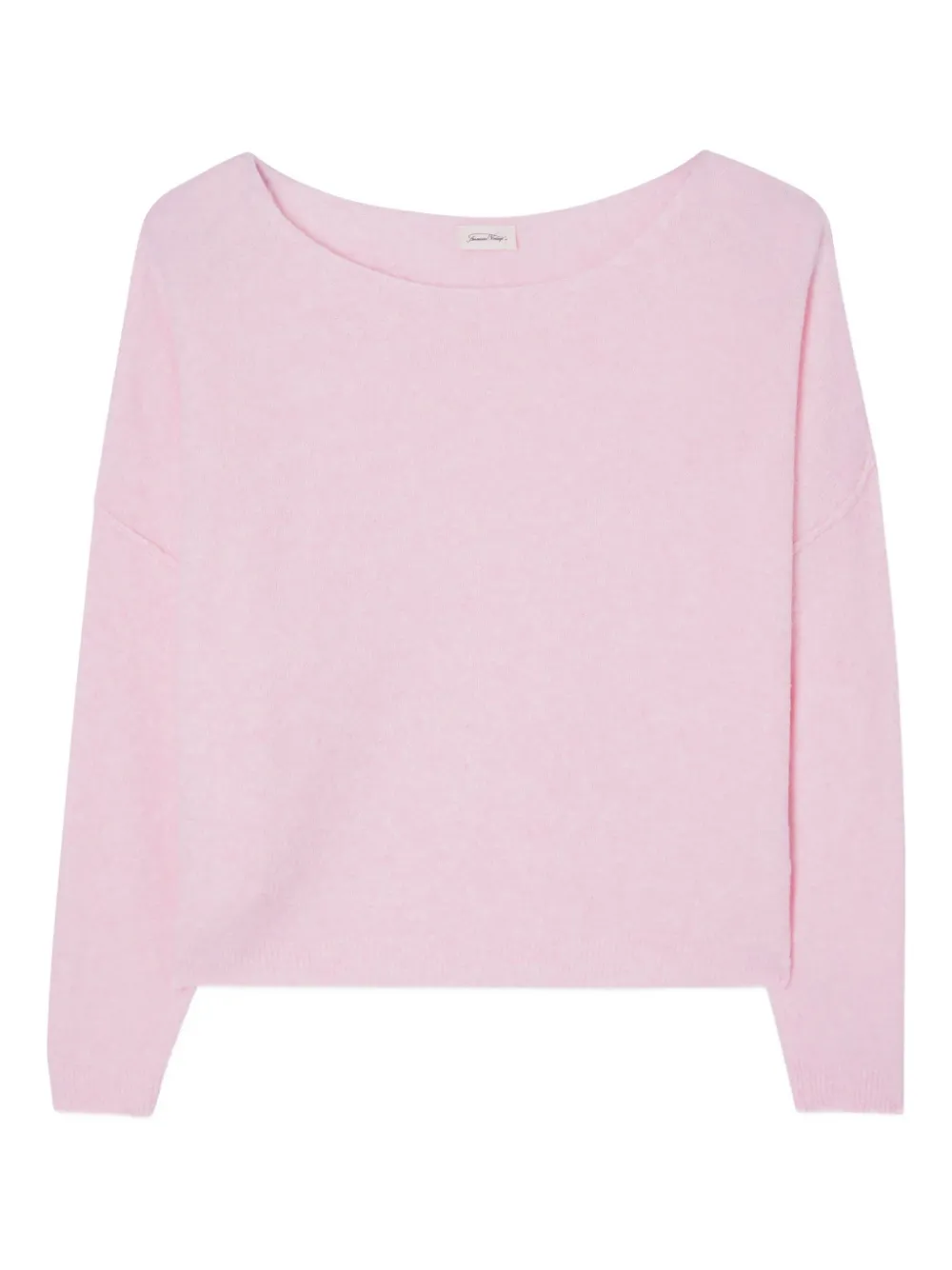American Vintage Gerippter Damsville Pullover - Rosa