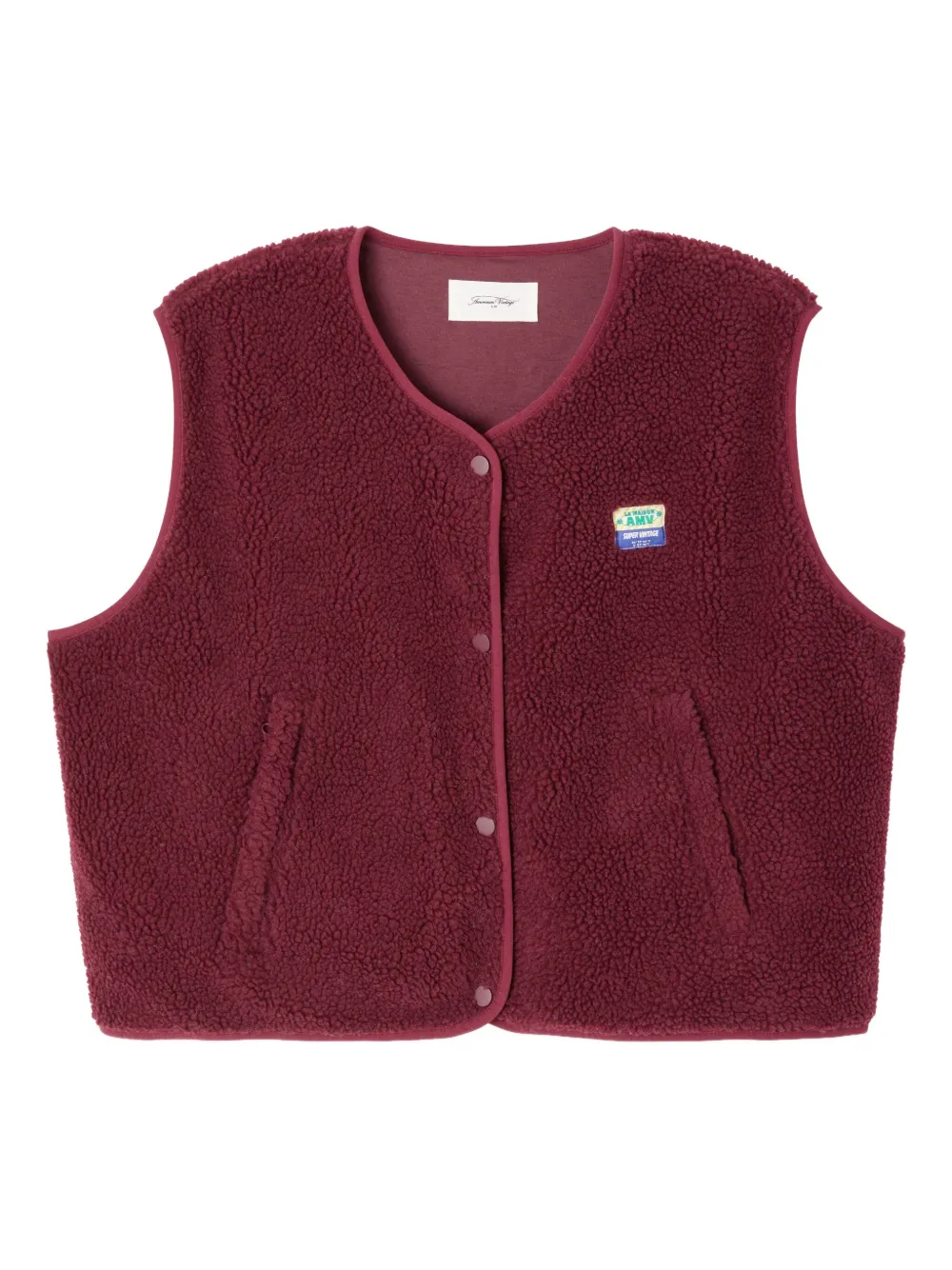 American Vintage Hoktown textured zip gilet