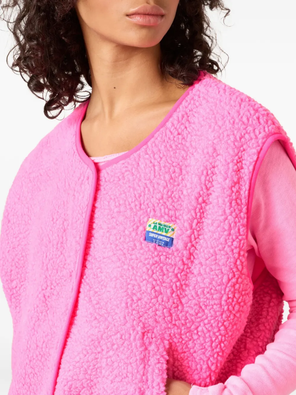 American Vintage Hoktown bodywarmer Roze