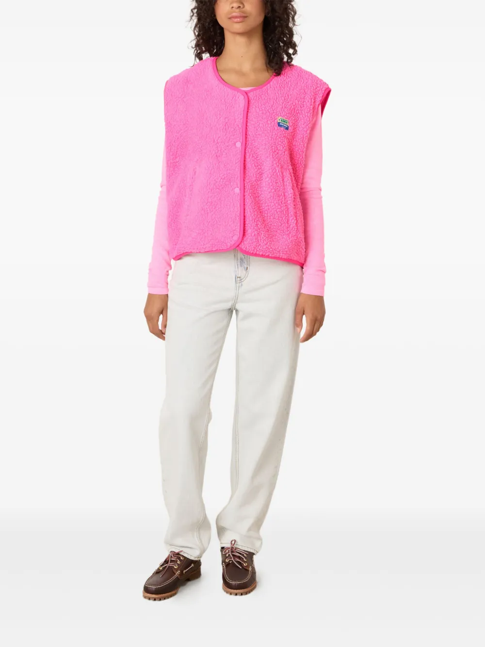 American Vintage Hoktown bodywarmer Roze