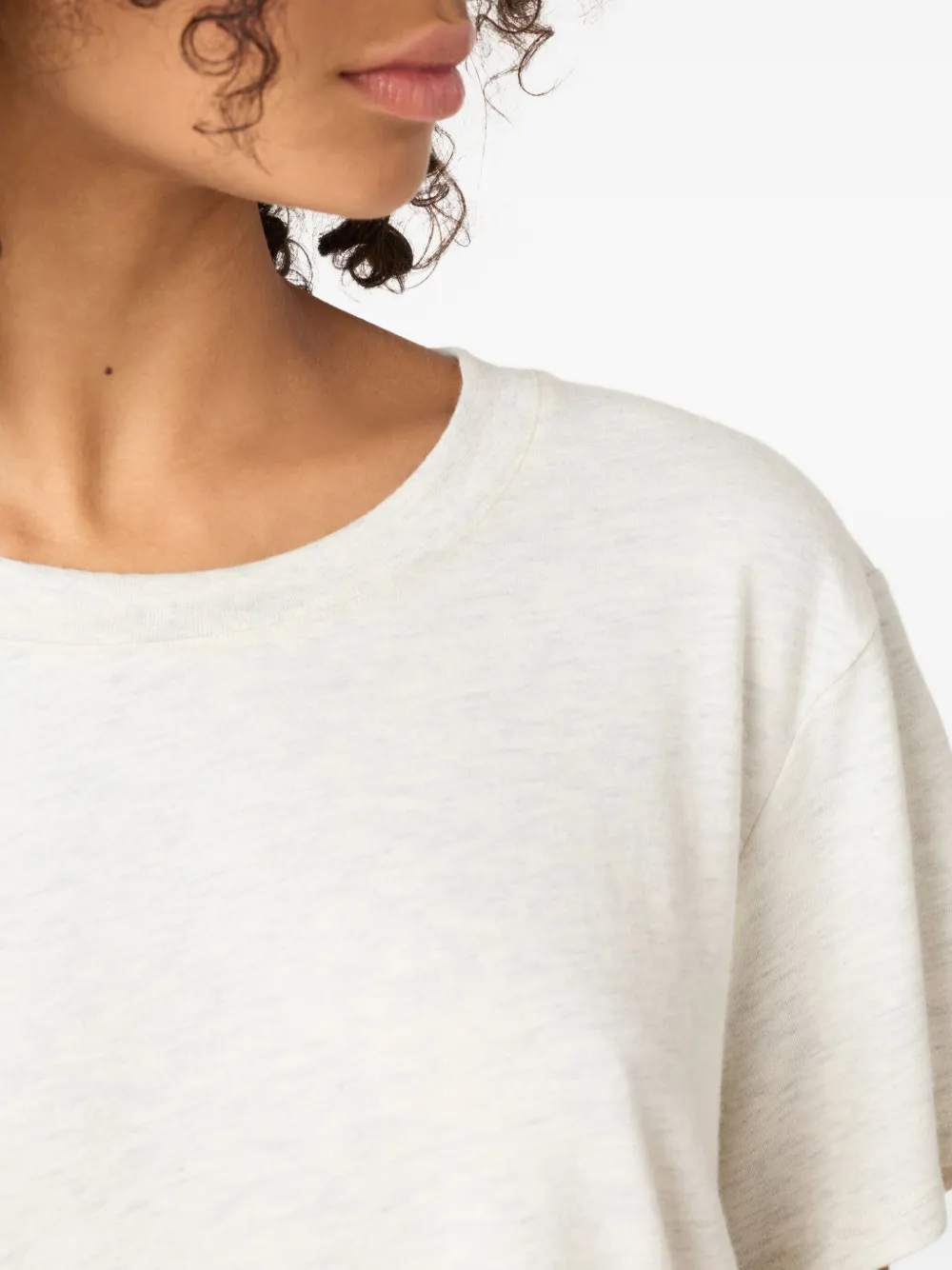 American Vintage Ypawood Round-neck T-shirt In Neutral