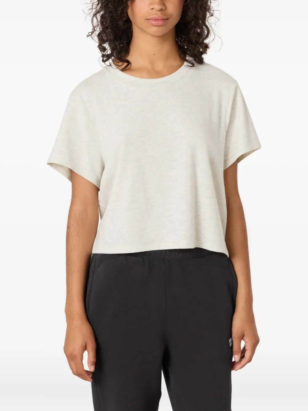 American Vintage Ypawood Round-neck T-shirt In Neutral