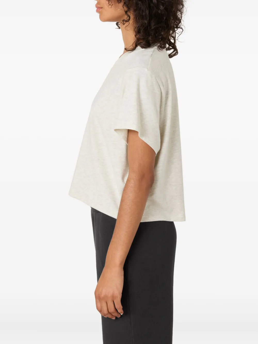 American Vintage Ypawood Round-neck T-shirt In Neutral